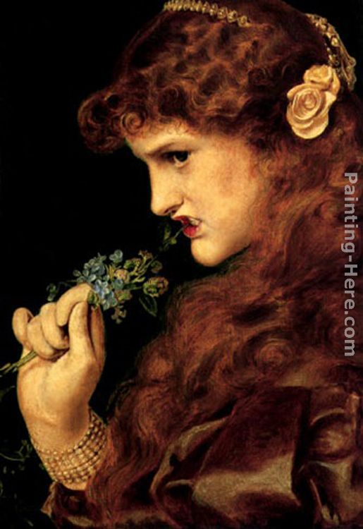 Love painting - Anthony Frederick Sandys Love art painting